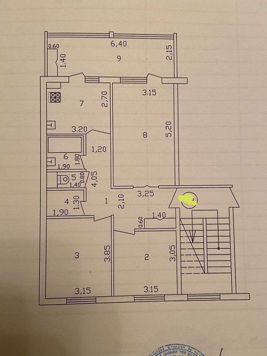 Юнусабад-19 3ком 1-я линия, можно под офис