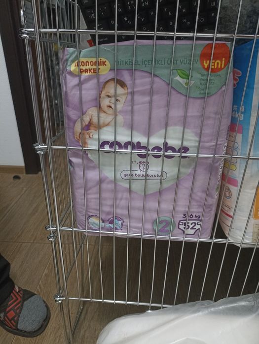 Подгузники canbebe 2/52 (3-6кг)
