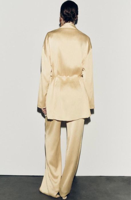 Zara set комплект от кимоно и панталон