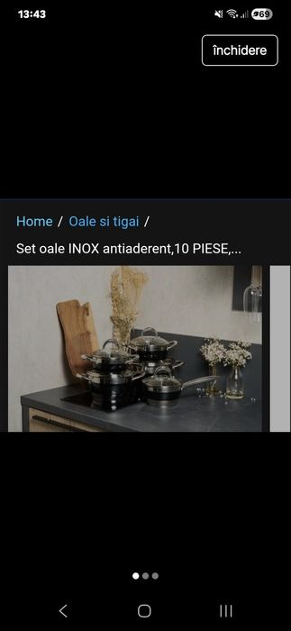 Vand oale inox Royal