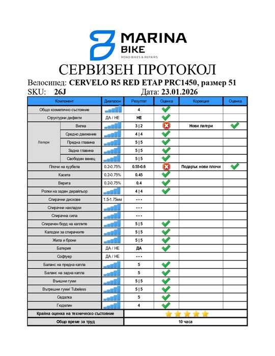 Карбонов шосеен велосипед Cervelo R5 SRAM Red eTAP DT Swiss Carbon 51