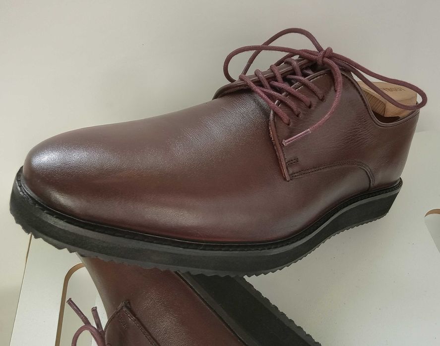 Pantofi derby premium Schuh 43 piele naturala moale