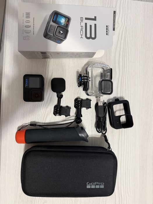 Camera video sport GoPro Hero 13 Black, 5.3K60, Bundle