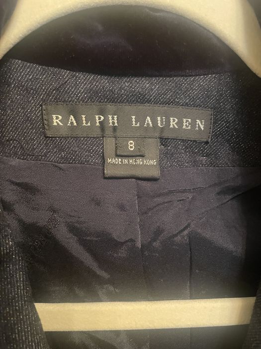 Дънково сако с яка от кадифе Ralph lauren
