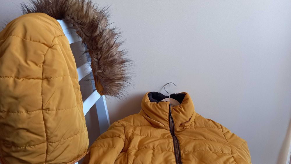 Зимно пухено яке Zara размер XS