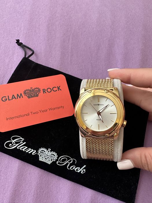 GLAM ROCK Miami Дамски Часовник Нов