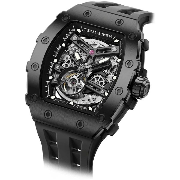 Нов часовник TSAR BOMBA Black Emperor Automatic JYTB8208ABB - гаранция