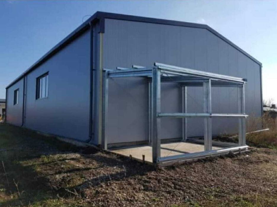 Vand hala metalica 6x16m