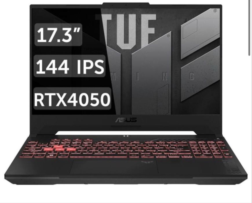 Продам мощный игровой ноутбук ASUS TUF Gaming 17.3”
