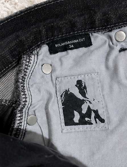 Rick Owens Bolan Banana Cut Jeans Negri