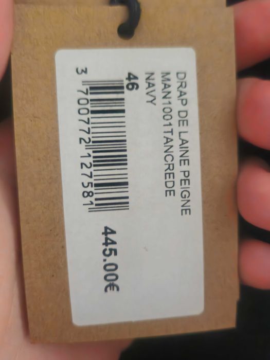 Палто Balibaris размер FR46 80%вълна 20%кашмир