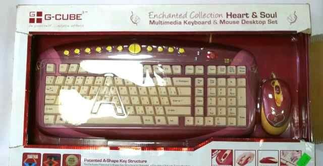 СКИДКА! (2в1) Проводная Мембраная клавиатура и мышка/мышь A4tech