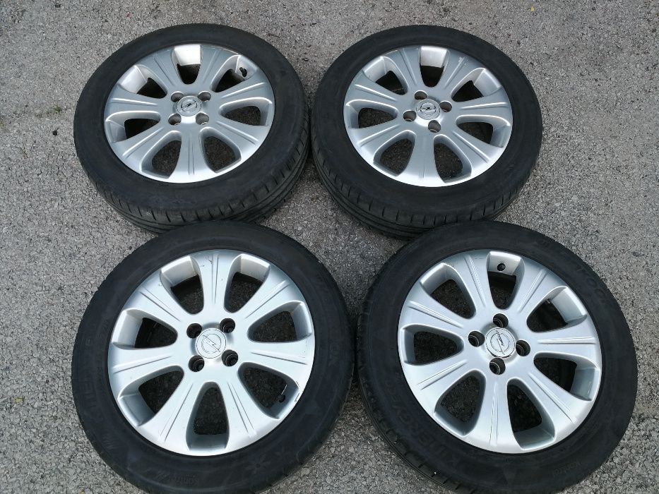 Опел 4Х100 16 цола с летни гуми