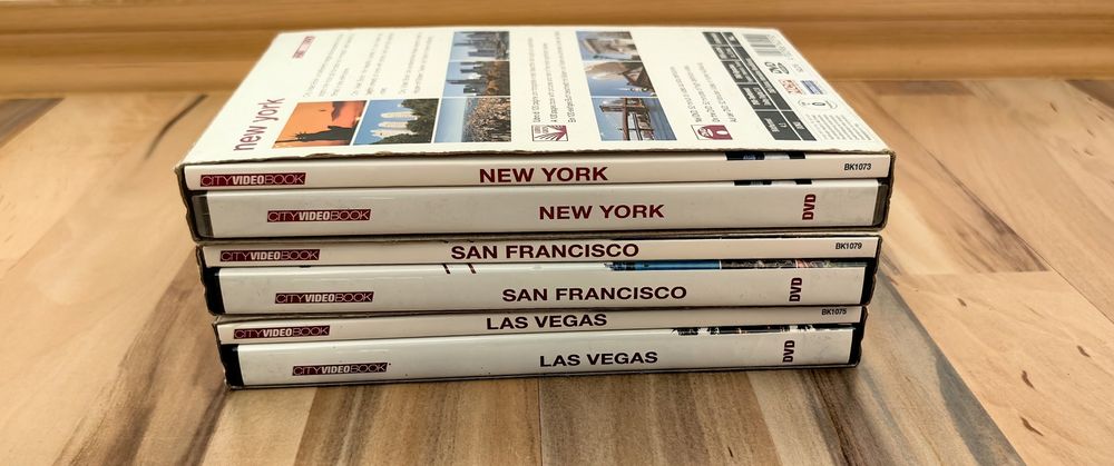 Cărți și DVD-uri City Video book New York San Francisco Las Vegas