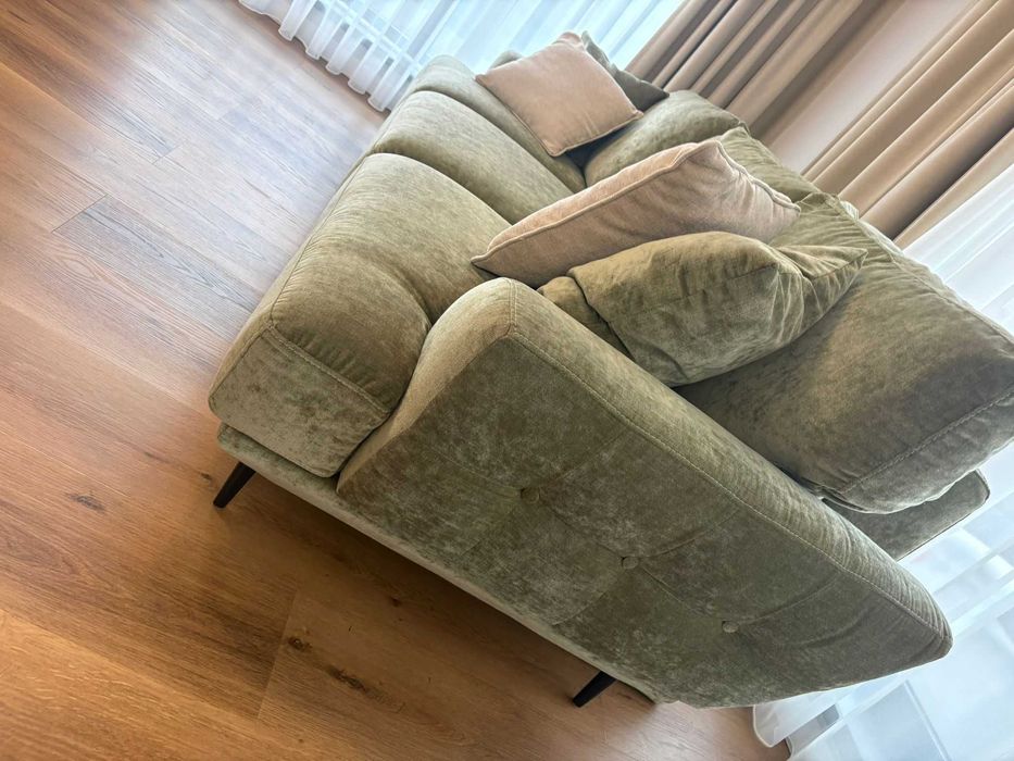 Canapea extensibila 3 locuri Euromobila, stofa premium