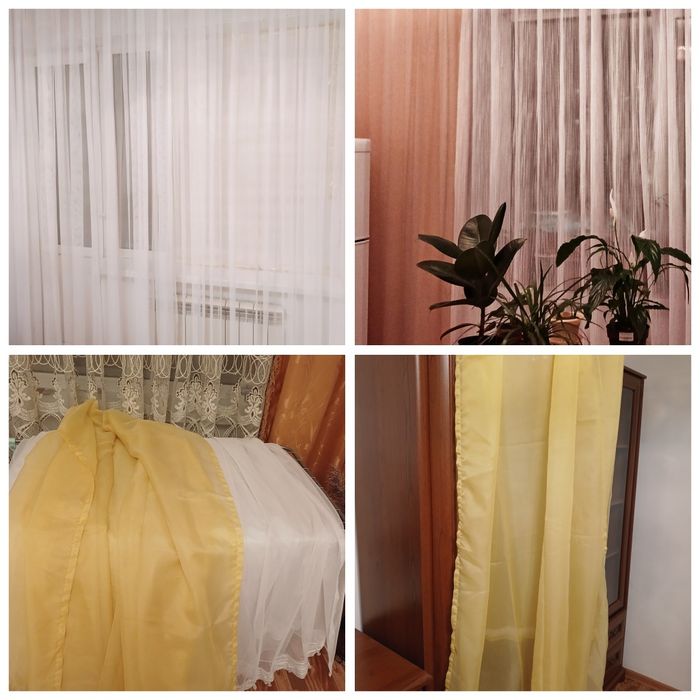 Тюли, ламбрекены. Б/У .От 4000 и выше
