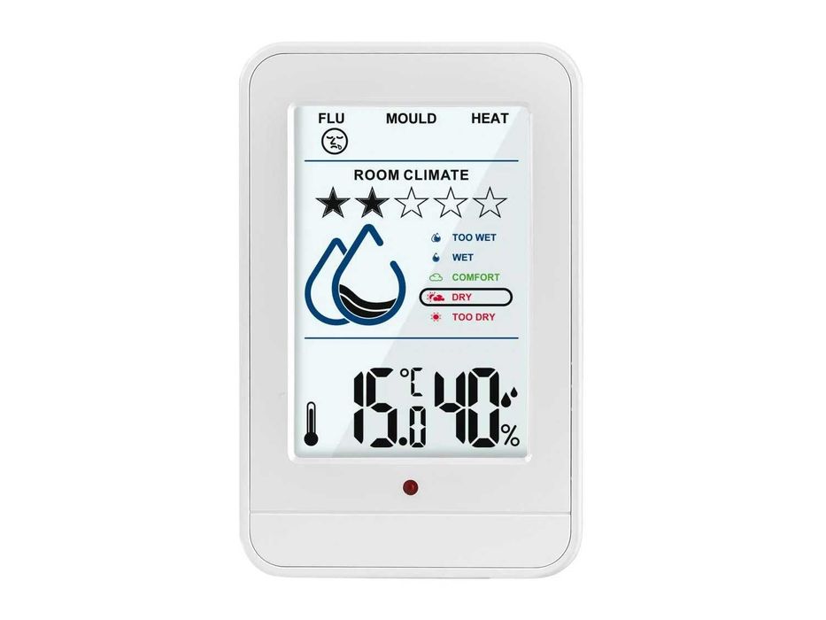 Termometru cu higrometru ALB, digital, de camera, nou sigilat Germania