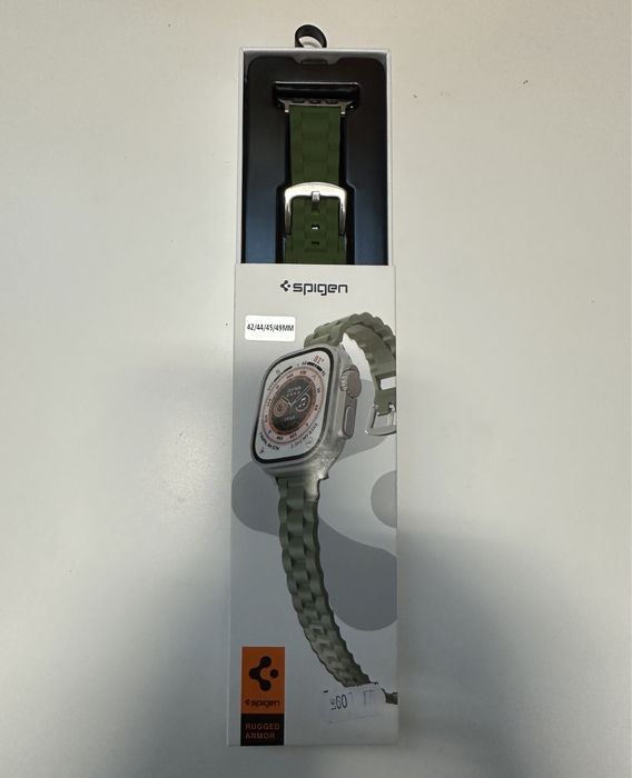 Curea Husa Soft Silicon Spigen Catarama Ceas Apple Watch Orice Serie