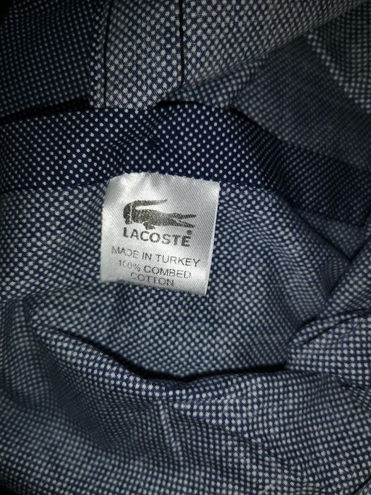 Camasa Lacoste barbat slim fit mărimea S, 100% bumbac