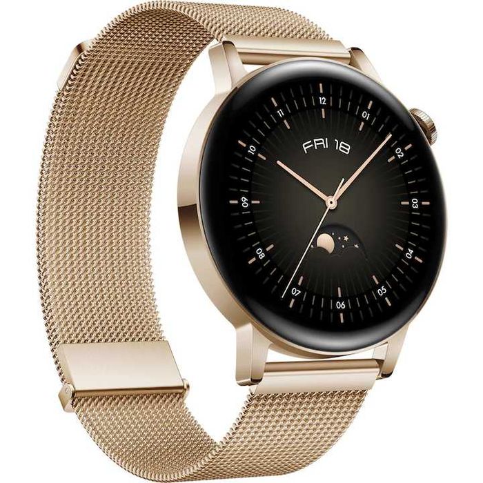 HUAWEI Watch GT 3 42mm Gold – Milanese, MIL-B19