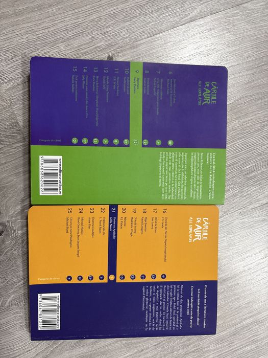 Carti din colectia cartile de aur ale copilariei