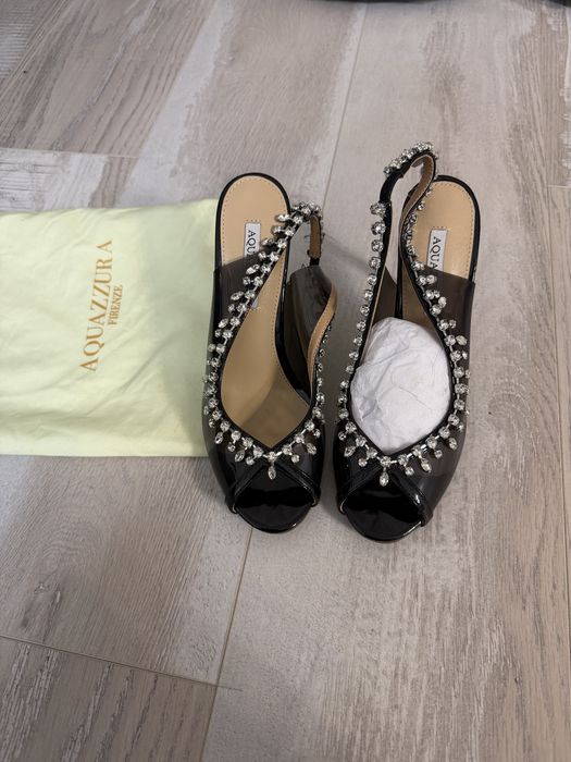 Aquazzura дамски обувки на ток с камъни