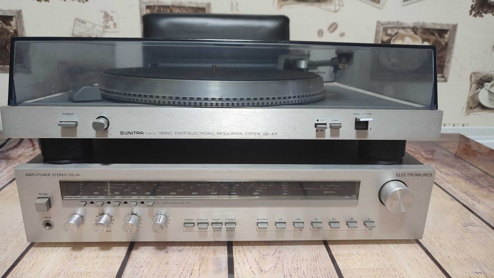 Amplituner Delia și pickup Unitra