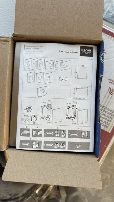 Бутон за структора на Grohe