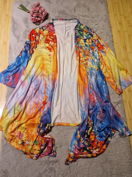 Cardigan marimea XXL, frumos imprimat, nou