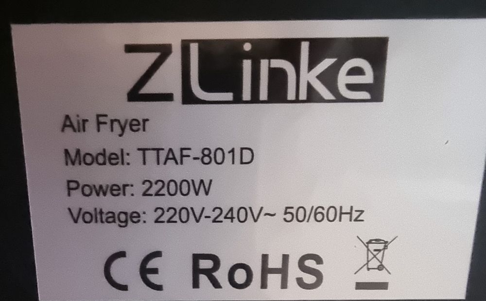 Ейрфраер Zlinke 2200w