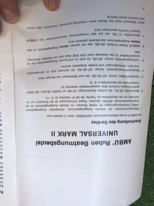 Aparat respirat mecanic pt colectie