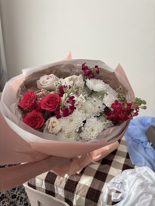 Цветы новые сегодня сделаны