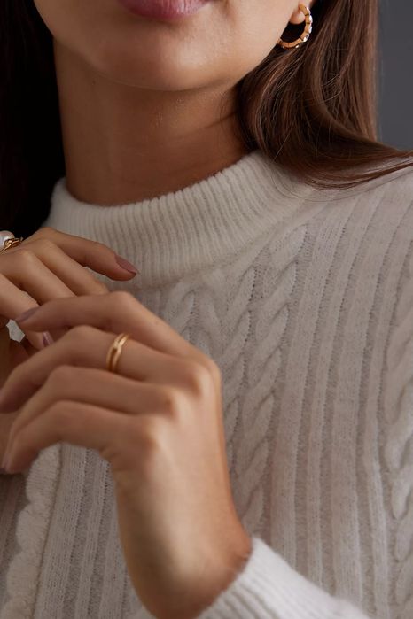 Selected Femme пуловер с пеплум