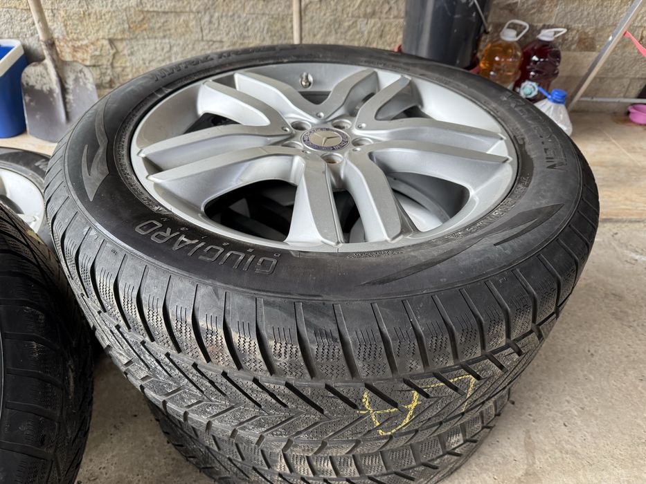 Jante aliaj originale+cauciucuri mixte pentru Mercedes Benz,275/50/20