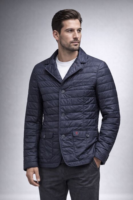 Итальянский бренд-мужская стеганная куртка-пиджак