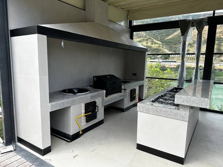 Строим летние кухни,очаги под ключ. Облицовка