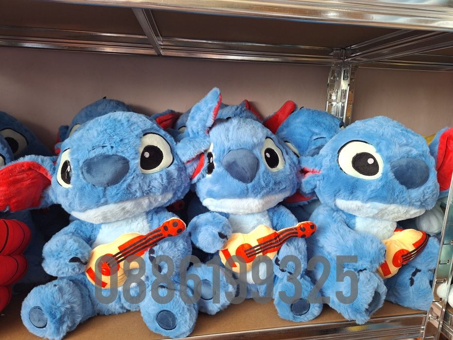 Плюшена играчка Стич Aloha, 35см, Плюшен Стич Stitch