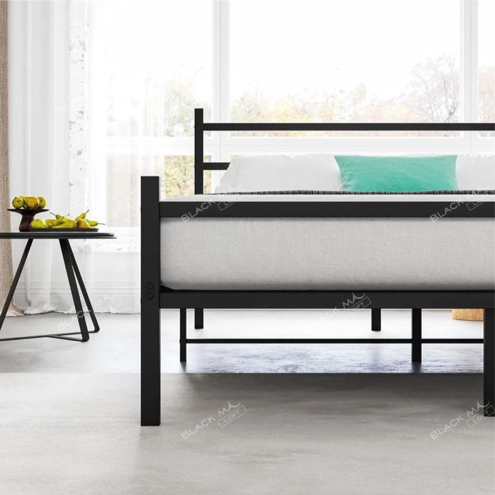 Металлическая кровать DOZZE | Двуспальная лофт кравать | Temir kalovat
