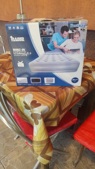 Vând saltea gonflabila intex 2 perdoane