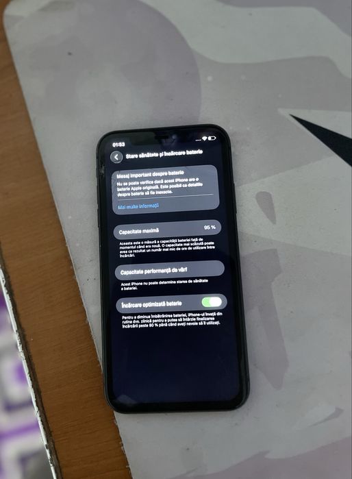Iphone 11 128 gb 95 % sanatate baterie stare 7/10