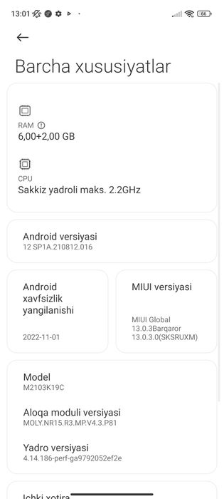 Redmi note 10t 5g