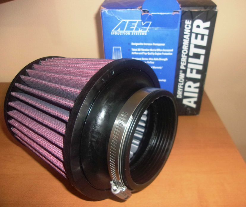 Спортен филтър AEM, отвор 89мм, нов, промо цена!