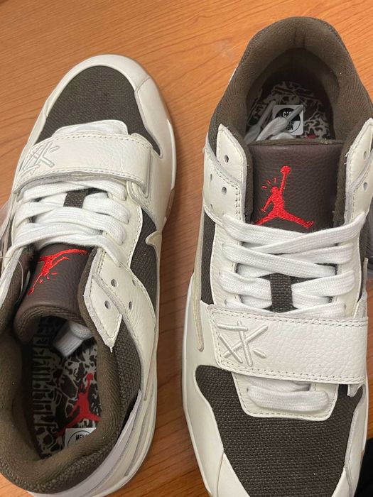 Adidasi Nike Travis Scott Jordan Jumpman Sail, noi, nepurtati, 41