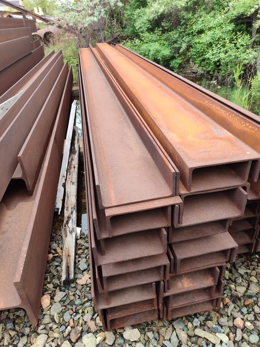 Балка двутавровая, уголок, швеллер.