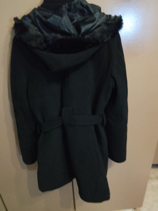 Дамско палто с качулка