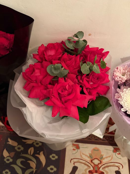 цветы букет роза