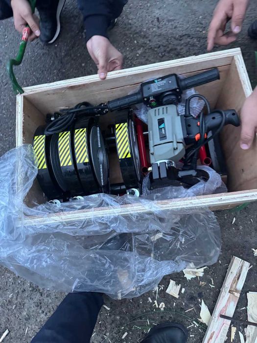 Аппарат сварки ПНД 63–200 мм HDPE butt  пайка ручной svarka payka