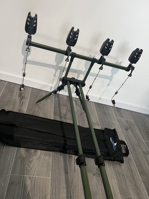 Set Rod Pod 4 posturi EastShark + Set 4 Senzori SAIMINO + 4 Swingheri