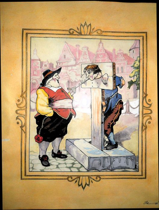 Desen,  copie  reclamă  veche  de  tutun  olandez