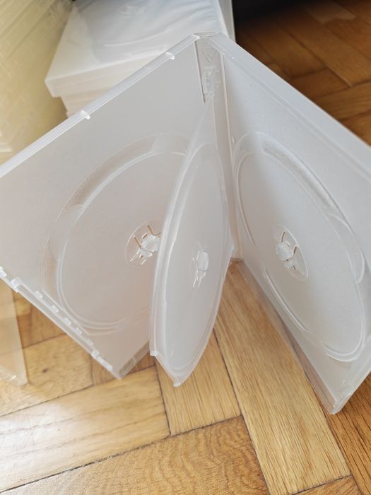 Carcase transparente pt. 3 și 4 dvd
